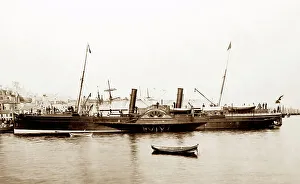 Paddle steamer in Lerwick, Shetland, Scotland