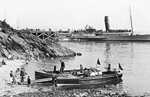 Paddle steamer at or near Dunoon
