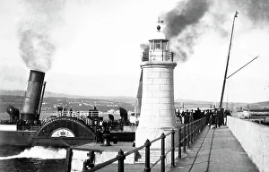 Paddle Steamer Queen Victoria, Douglas Harbour, Isle of Man