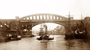 Tees Prints: Paddle steamer on the River Tees, Sunderland