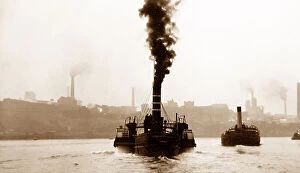 Tyne Collection: Paddle steamer, River Tyne, Newcastle upon Tyne