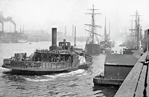 Middlesbrough Prints: Paddle steamer on the River Wear, Middlesbrough