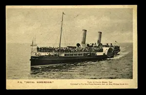 Funnels Prints: Paddle steamer Royal Sovereign