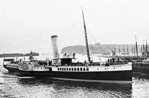 Westward Prints: Paddle Steamer Westward Ho at Cardif