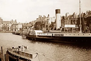Weymouth Prints: Paddle steamer, Weymouth
