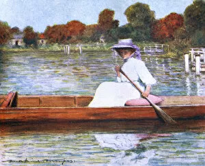 Images Dated 1st October 2015: Paddling at Pangbourne