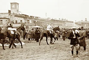 Racecourse Prints: The Paddock Doncaster Race Course possibly 1920s