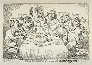 The paddys at dinner with Puddinghead the Regent