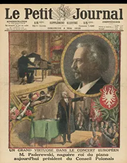 Polish Prints: Paderewski / Petit J 1919