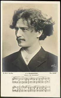 Score Gallery: Paderewski / Postcard E&f