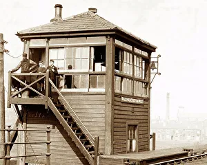 Padham West railway signal box