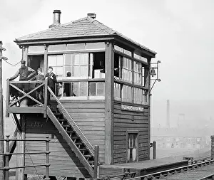 Padiham West Signal Box on Lancashire and Yorkshire Railway