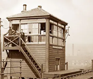 Padiham West Signal Box on Lancashire and Yorkshire Railway