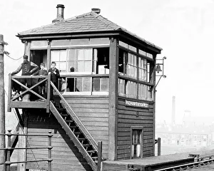 Padiham Prints: Padiham West Signal Box Victorian period