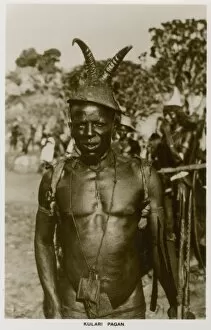 Pouch Collection: Pagan man from Kulara, Nigeria