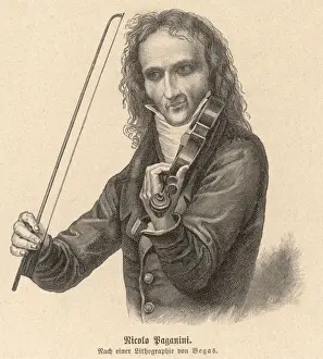Niccolo Prints: Paganini (Begas)