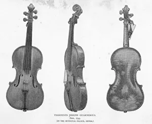 Images Dated 23rd December 2016: Paganinis violin by Guarnerius