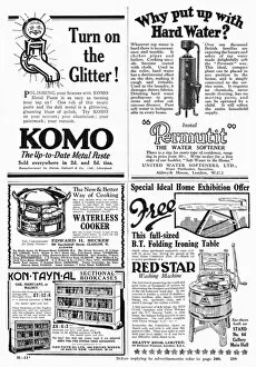 Housekeeping Collection: Page of advertisements