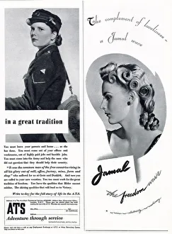 Locks Collection: Page of adverts for women 1941