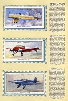 Images Dated 22nd September 2011: Page from An Album of Aeroplanes (Civil)