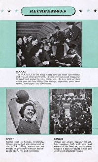 Images Dated 3rd April 2017: Page in an ATS recruitment leaflet, WW2