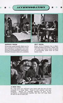 Images Dated 3rd April 2017: Page in an ATS recruitment leaflet, WW2