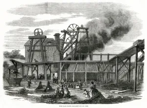 Images Dated 3rd November 2019: Page Bank Colliery, fire 1858