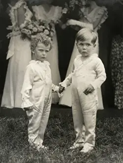 Pamela Prints: Page boys at a 1930s wedding