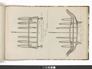 Page from a catalogue of domestic silverware
