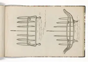Page from a catalogue of domestic silverware