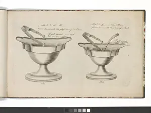Page from a catalogue of domestic silverware