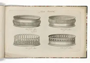 Page from a catalogue of domestic silverware