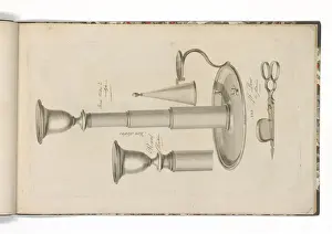 Page from a catalogue of domestic silverware