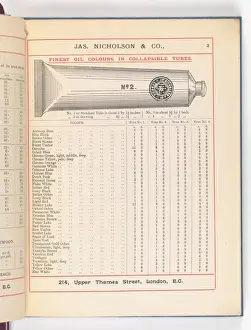 Page from Catalogue of Materials for House Painting and Gla