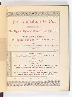 Page from Catalogue of Materials for House Painting and Gla
