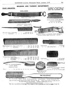 Images Dated 1st June 2016: Page from catalogue of toilet requisites