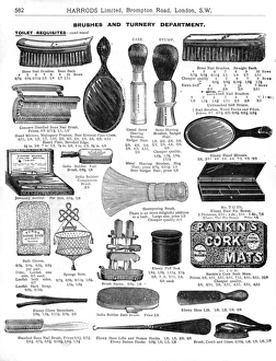 Essentials Collection: Page from catalogue of toilet requisites
