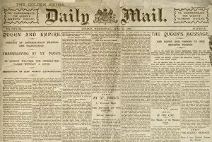Patriotism Gallery: Front page, Daily Mail, Diamond Jubilee, Golden Extra