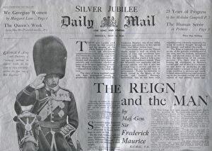 Front page, Daily Mail, Silver Jubilee