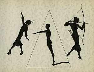 Rollerskates Prints: Page design, activities, School Silhouettes