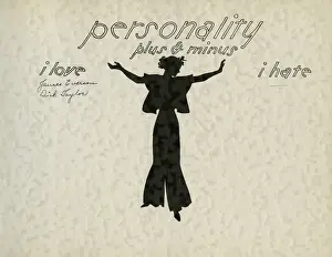 Student Prints: Page design, personality, School Silhouettes