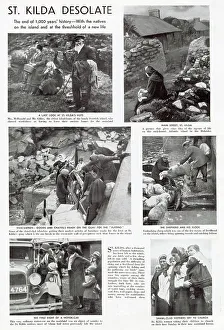 Evacuation Prints: Page from The Graphic reporting on the evacuation of St