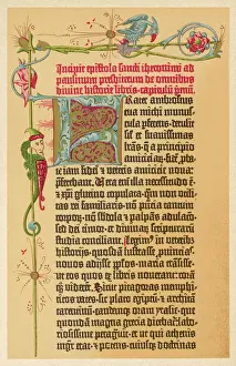 Page from Gutenbergs first Bible