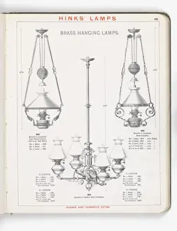 Page from Hinks Lamps catalogue
