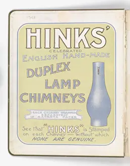 Page from Hinks Lamps catalogue