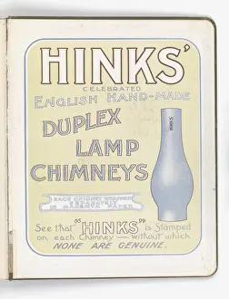 Page from Hinks Lamps catalogue
