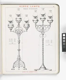 Page from Hinks Lamps catalogue