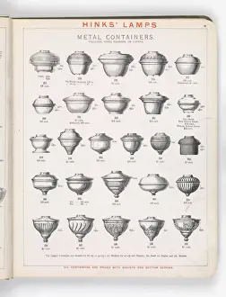 Page from Hinks Lamps catalogue