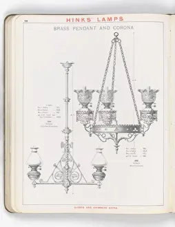 Page from Hinks Lamps catalogue