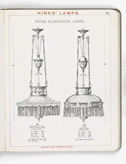 Page from Hinks Lamps catalogue